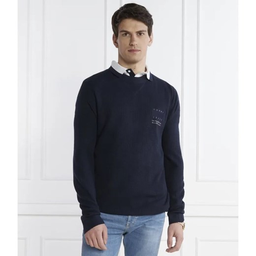Tommy Jeans Sweter TJM REG STRCT TONAL FLAG | Regular Fit ze sklepu Gomez Fashion Store w kategorii Swetry męskie - zdjęcie 184342469