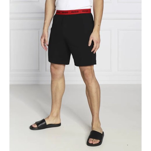 Hugo Bodywear Szorty od piżamy Linked Short Pant | Regular Fit ze sklepu Gomez Fashion Store w kategorii Piżamy męskie - zdjęcie 184342659