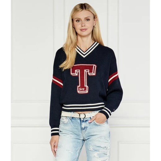 Tommy Jeans Sweter | Cropped Fit ze sklepu Gomez Fashion Store w kategorii Swetry damskie - zdjęcie 184342696