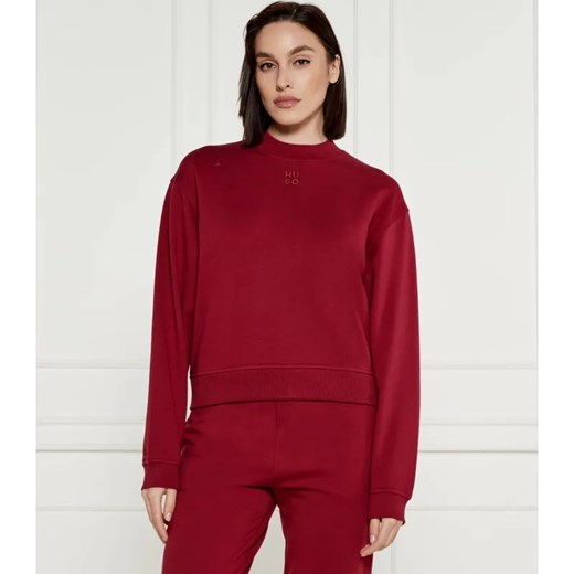 HUGO Bluza DAXANDRIA | Relaxed fit ze sklepu Gomez Fashion Store w kategorii Bluzy damskie - zdjęcie 184342737