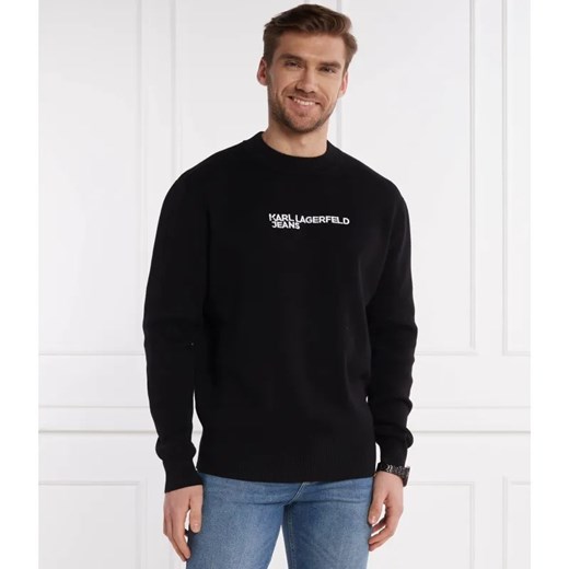Karl Lagerfeld Jeans Sweter | Regular Fit ze sklepu Gomez Fashion Store w kategorii Swetry męskie - zdjęcie 184342757