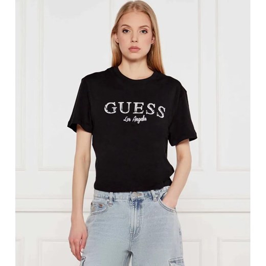 GUESS ACTIVE T-shirt CLEMATIS | Cropped Fit ze sklepu Gomez Fashion Store w kategorii Bluzki damskie - zdjęcie 184342777