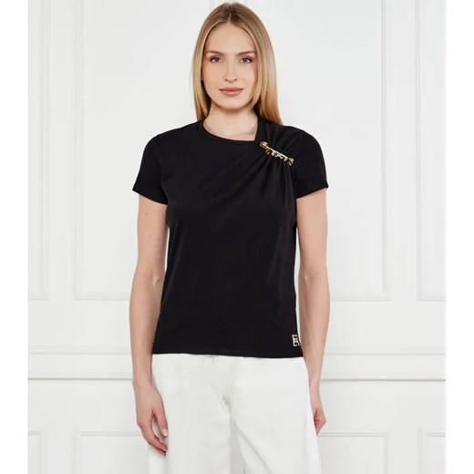 Elisabetta Franchi T-shirt | Slim Fit ze sklepu Gomez Fashion Store w kategorii Bluzki damskie - zdjęcie 184342848