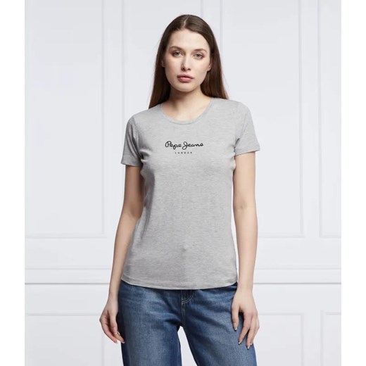 Pepe Jeans London T-shirt | Slim Fit ze sklepu Gomez Fashion Store w kategorii Bluzki damskie - zdjęcie 184342885