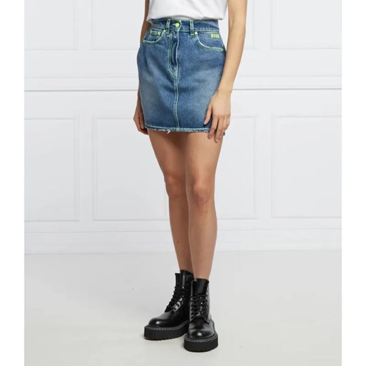 MSGM Jeansowa spódnica ze sklepu Gomez Fashion Store w kategorii Spódnice - zdjęcie 184342895