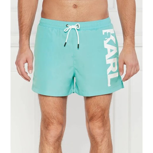 Karl Lagerfeld Szorty kąpielowe karl logo | Regular Fit ze sklepu Gomez Fashion Store w kategorii Kąpielówki - zdjęcie 184342979