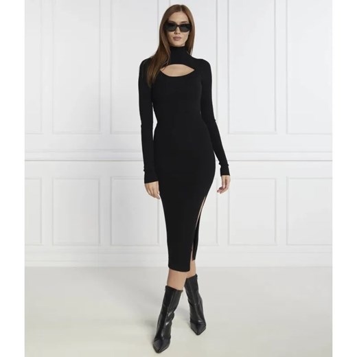 Just Cavalli Sukienka VESTITO (MAGLIA) | z dodatkiem wełny ze sklepu Gomez Fashion Store w kategorii Sukienki - zdjęcie 184342989