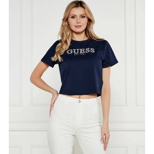 GUESS T-shirt | Cropped Fit ze sklepu Gomez Fashion Store w kategorii Bluzki damskie - zdjęcie 184343038