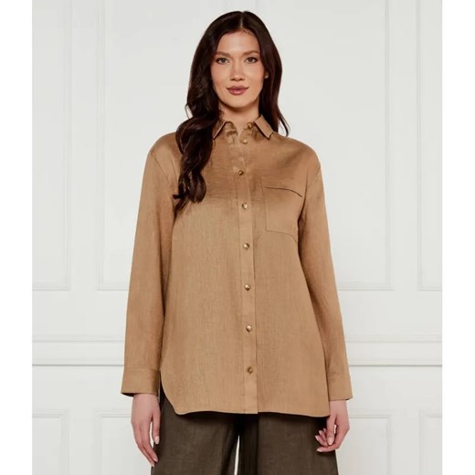 Max Mara Leisure Lniana koszula NOEL | Loose fit ze sklepu Gomez Fashion Store w kategorii Koszule damskie - zdjęcie 184343066