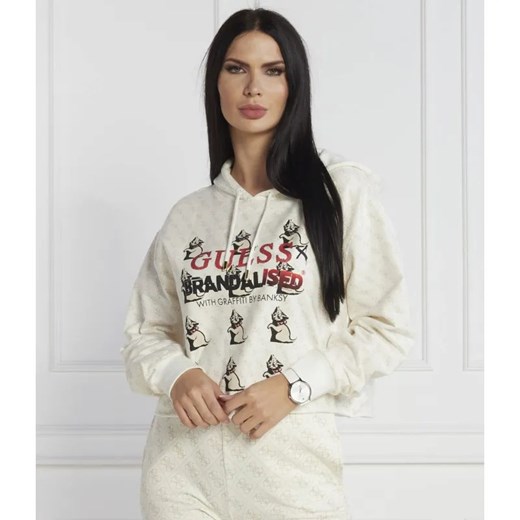 GUESS Bluza xbrandalised LOGO KITTY | Loose fit ze sklepu Gomez Fashion Store w kategorii Bluzy damskie - zdjęcie 184343087