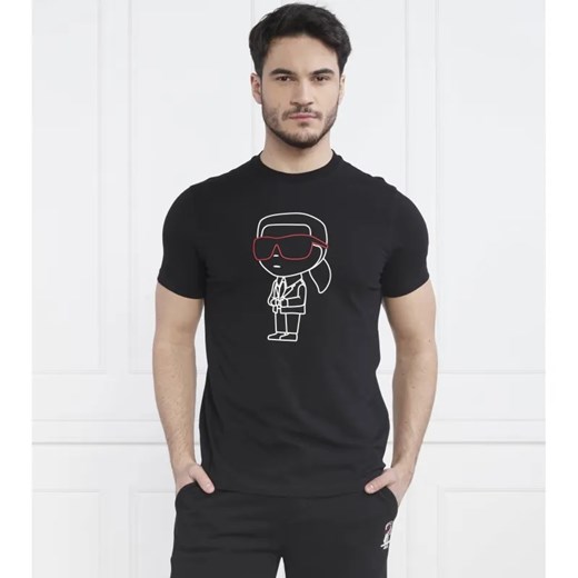 Karl Lagerfeld T-shirt | Regular Fit ze sklepu Gomez Fashion Store w kategorii T-shirty męskie - zdjęcie 184343248