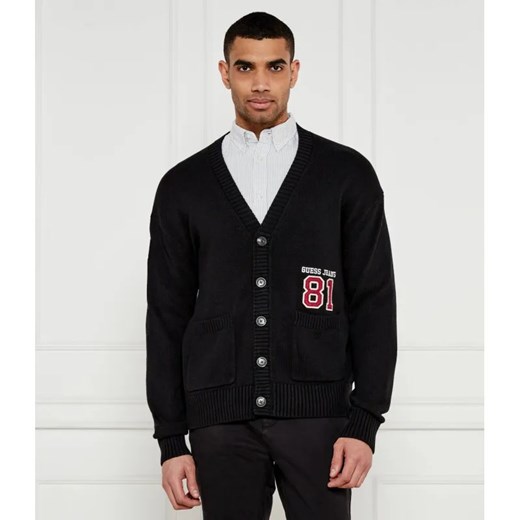 Guess Jeans Kardigan CARDI | Regular Fit ze sklepu Gomez Fashion Store w kategorii Swetry męskie - zdjęcie 184343349