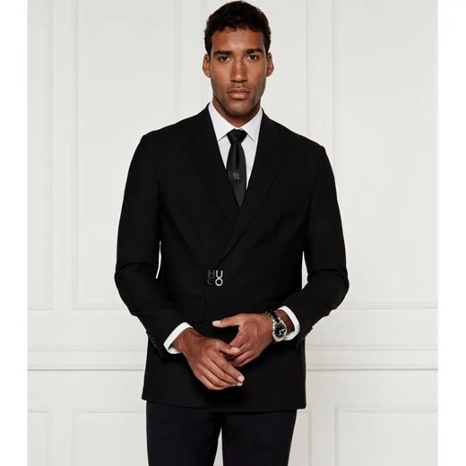 HUGO Wełniana marynarka Hans | Regular Fit ze sklepu Gomez Fashion Store w kategorii Marynarki męskie - zdjęcie 184343366