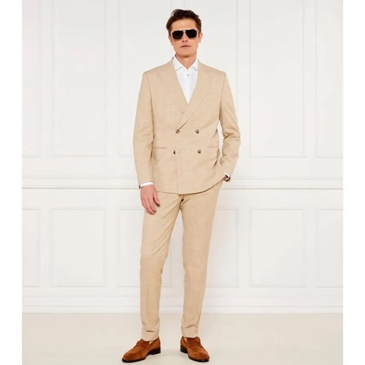 BOSS BLACK Garnitur C-Huge-2Pcs-DB-252 | Slim Fit | z dodatkiem wełny ze sklepu Gomez Fashion Store w kategorii Garnitury męskie - zdjęcie 184343416