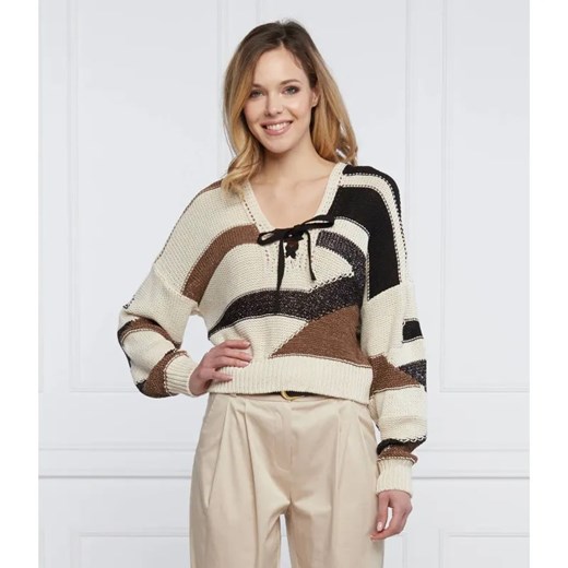 Liu Jo Sweter | Cropped Fit ze sklepu Gomez Fashion Store w kategorii Swetry damskie - zdjęcie 184343445