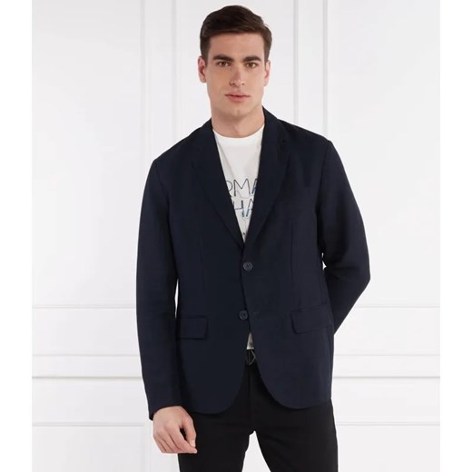 Armani Exchange Lniana marynarka | Regular Fit ze sklepu Gomez Fashion Store w kategorii Marynarki męskie - zdjęcie 184343448