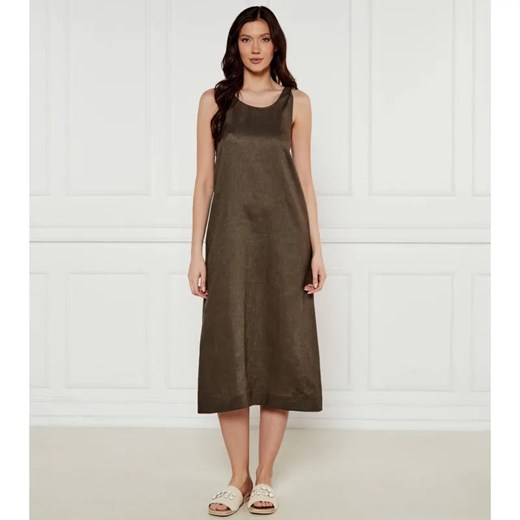 Max Mara Leisure Lniana sukienka DOUGLAS ze sklepu Gomez Fashion Store w kategorii Sukienki - zdjęcie 184343489