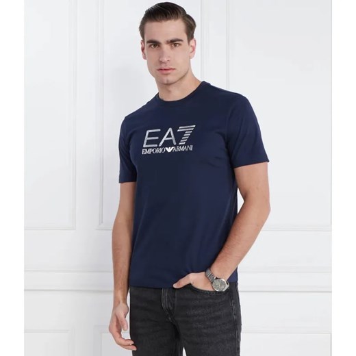 EA7 T-shirt | Regular Fit ze sklepu Gomez Fashion Store w kategorii T-shirty męskie - zdjęcie 184343535