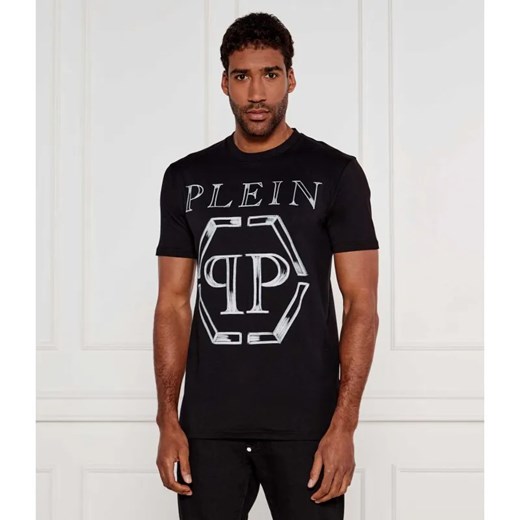 Philipp Plein T-shirt Hexagon | Regular Fit ze sklepu Gomez Fashion Store w kategorii T-shirty męskie - zdjęcie 184343548