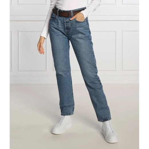 Levi's Jeansy 501 CROP | Tapered fit ze sklepu Gomez Fashion Store w kategorii Jeansy damskie - zdjęcie 184343567