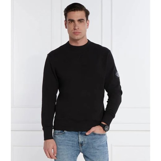 Calvin Klein Jeans Bluza BADGE | Regular Fit ze sklepu Gomez Fashion Store w kategorii Bluzy męskie - zdjęcie 184343607