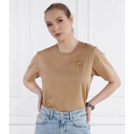 BOSS BLACK T-shirt Elphi | Regular Fit ze sklepu Gomez Fashion Store w kategorii Bluzki damskie - zdjęcie 184343665