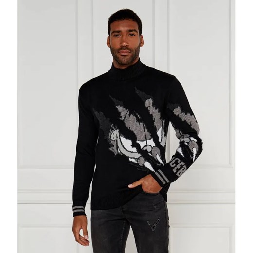 Iceberg Wełniany golf ICEBERG X GARFIELD | Regular Fit ze sklepu Gomez Fashion Store w kategorii Swetry męskie - zdjęcie 184343679