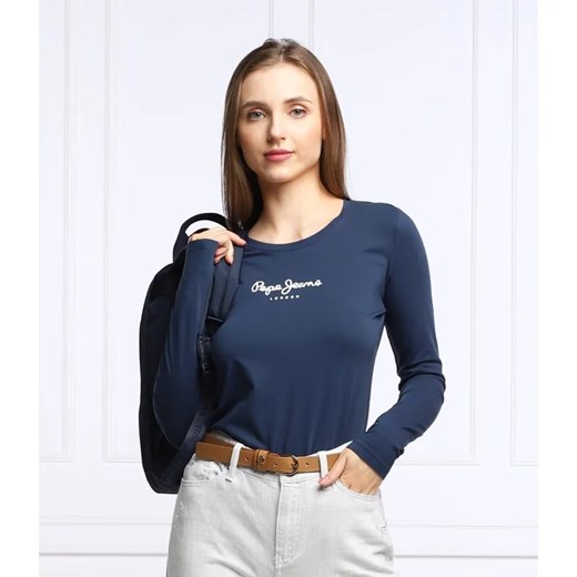 Pepe Jeans London Bluzka NEW VIRGINIA | Slim Fit ze sklepu Gomez Fashion Store w kategorii Bluzki damskie - zdjęcie 184343716
