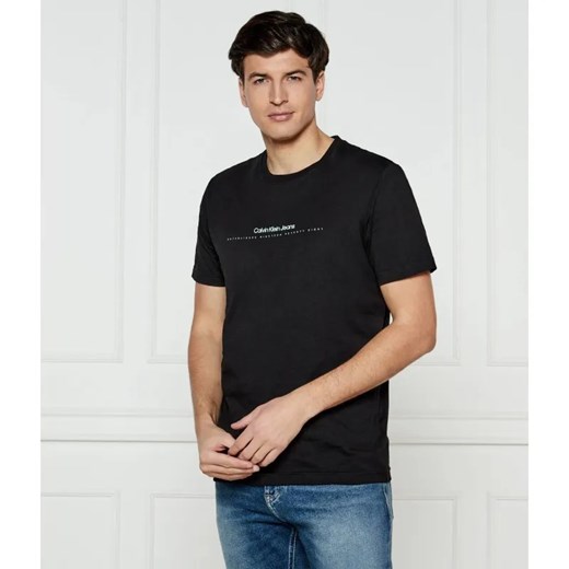 Calvin Klein Jeans T-shirt | Regular Fit ze sklepu Gomez Fashion Store w kategorii T-shirty męskie - zdjęcie 184343726