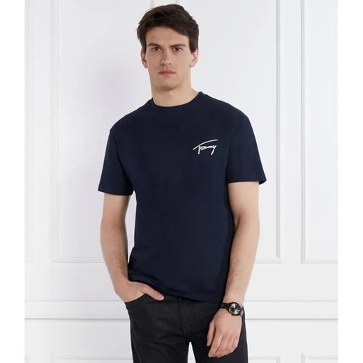 Tommy Jeans T-shirt SIGNATURE | Regular Fit ze sklepu Gomez Fashion Store w kategorii T-shirty męskie - zdjęcie 184343735