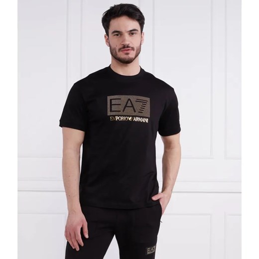 EA7 T-shirt | Regular Fit ze sklepu Gomez Fashion Store w kategorii T-shirty męskie - zdjęcie 184343907