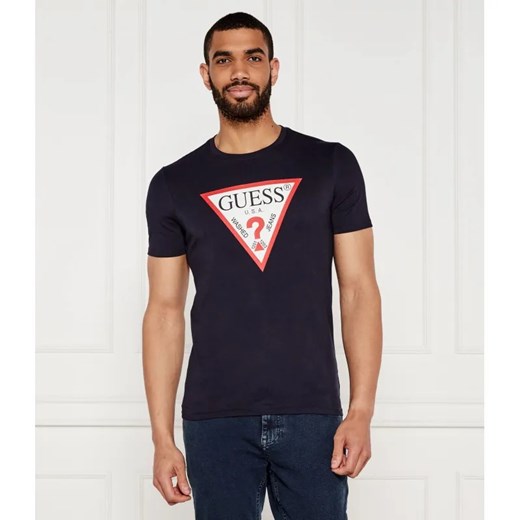 GUESS T-shirt | Slim Fit ze sklepu Gomez Fashion Store w kategorii T-shirty męskie - zdjęcie 184343957
