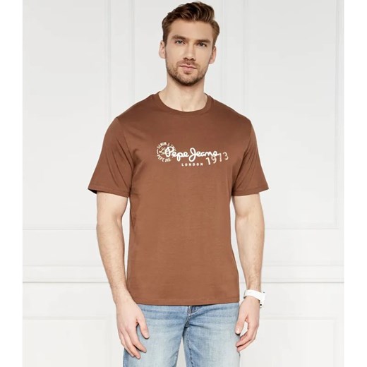 Pepe Jeans London T-shirt | Regular Fit ze sklepu Gomez Fashion Store w kategorii T-shirty męskie - zdjęcie 184343958