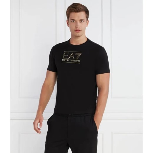 EA7 T-shirt | Regular Fit ze sklepu Gomez Fashion Store w kategorii T-shirty męskie - zdjęcie 184343986