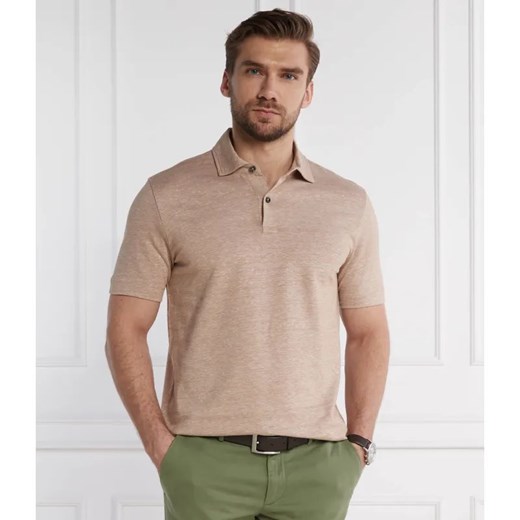 BOSS BLACK Lniane polo Press 56 | Regular Fit ze sklepu Gomez Fashion Store w kategorii T-shirty męskie - zdjęcie 184344065