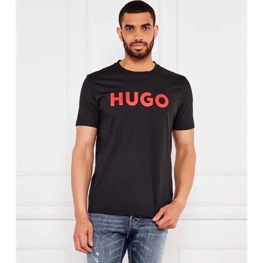 HUGO T-shirt Dulivio | Regular Fit ze sklepu Gomez Fashion Store w kategorii T-shirty męskie - zdjęcie 184344108