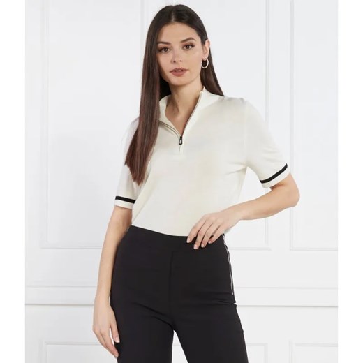 Marc Cain Sweter | Regular Fit | z dodatkiem wełny i kaszmiru ze sklepu Gomez Fashion Store w kategorii Swetry damskie - zdjęcie 184344165