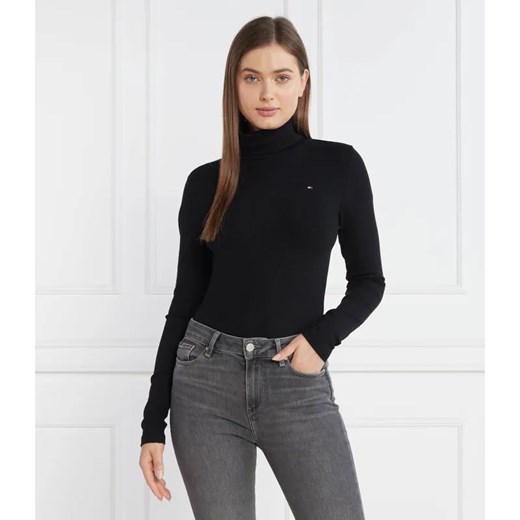 Tommy Hilfiger Golf 5X2 RIB ROLL-NK LS | Slim Fit ze sklepu Gomez Fashion Store w kategorii Swetry damskie - zdjęcie 184344189
