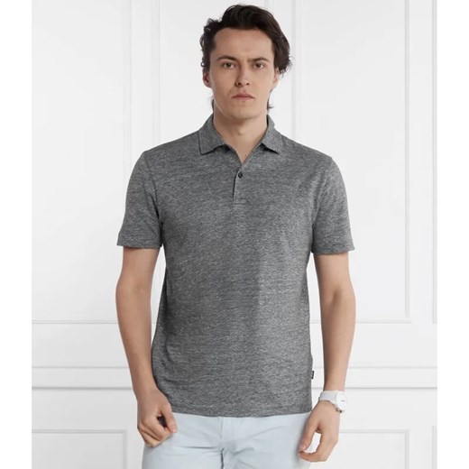 BOSS BLACK Lniane polo Press 56 | Regular Fit ze sklepu Gomez Fashion Store w kategorii T-shirty męskie - zdjęcie 184344196