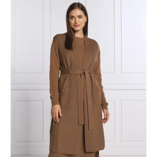 Max Mara Leisure Wełniany kardigan URUGUAY | Relaxed fit ze sklepu Gomez Fashion Store w kategorii Swetry damskie - zdjęcie 184344255