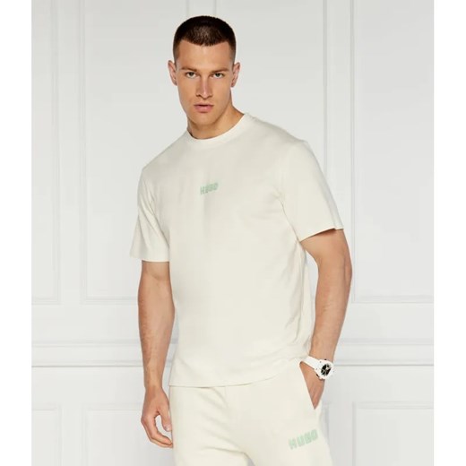 HUGO T-shirt Diqitee | Comfort fit ze sklepu Gomez Fashion Store w kategorii T-shirty męskie - zdjęcie 184344297