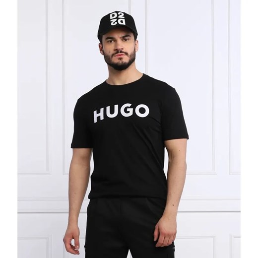 HUGO T-shirt Dulivio | Regular Fit ze sklepu Gomez Fashion Store w kategorii T-shirty męskie - zdjęcie 184344339
