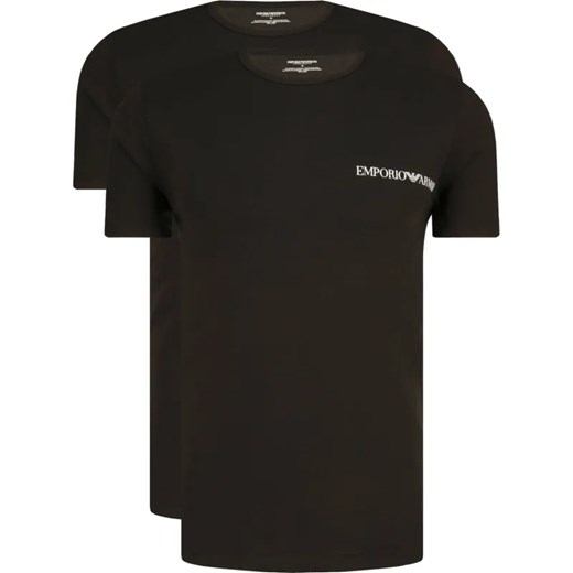 Emporio Armani T-shirt 2 - pack | Regular Fit ze sklepu Gomez Fashion Store w kategorii T-shirty męskie - zdjęcie 184344427