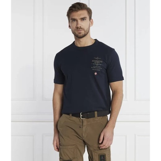 Aeronautica Militare T-shirt | Regular Fit ze sklepu Gomez Fashion Store w kategorii T-shirty męskie - zdjęcie 184344445