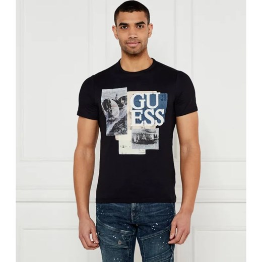 GUESS T-shirt | Slim Fit ze sklepu Gomez Fashion Store w kategorii T-shirty męskie - zdjęcie 184344465