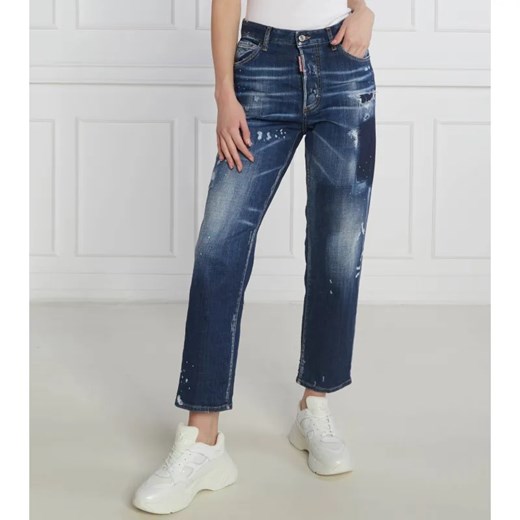 Dsquared2 Jeansy Boston Jean | Straight fit Dsquared2 34 okazja Gomez Fashion Store