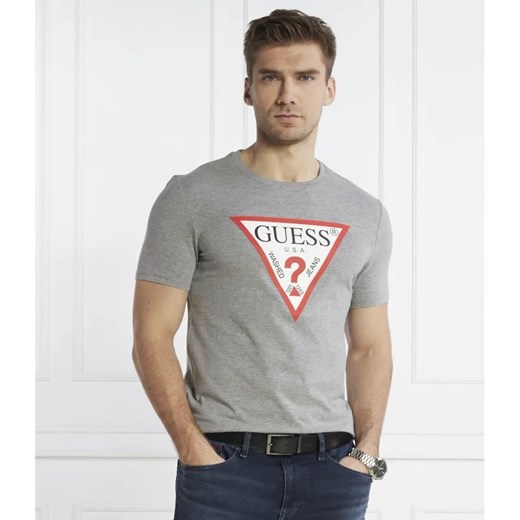 GUESS T-shirt | Slim Fit ze sklepu Gomez Fashion Store w kategorii T-shirty męskie - zdjęcie 184344479