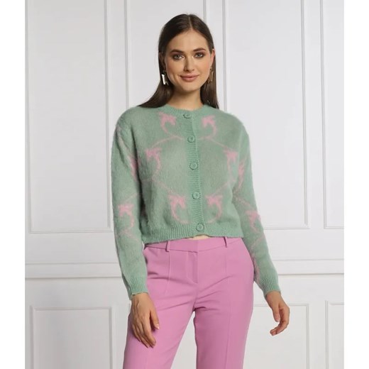 Pinko Kardigan LAVANT 2 | Cropped Fit | z dodatkiem wełny ze sklepu Gomez Fashion Store w kategorii Swetry damskie - zdjęcie 184344518