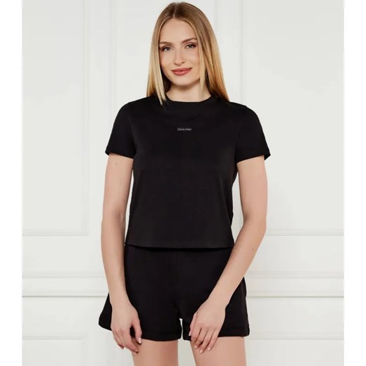Calvin Klein Jeans T-shirt | Regular Fit ze sklepu Gomez Fashion Store w kategorii Bluzki damskie - zdjęcie 184344557