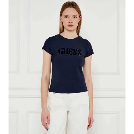 GUESS T-shirt PONY HAIR | Regular Fit ze sklepu Gomez Fashion Store w kategorii Bluzki damskie - zdjęcie 184344559